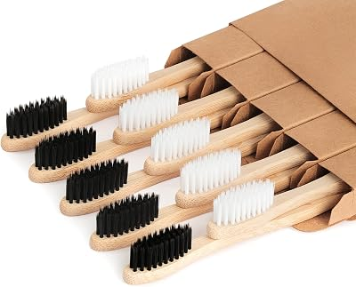 NUDUKO 10 Piece Bpa Free Soft Bristles Toothbrushes