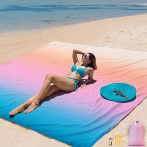 AISPARKY Beach Blanket Waterproof Sandproof