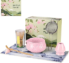 HAKELPOK Pink Ceramic Matcha Set