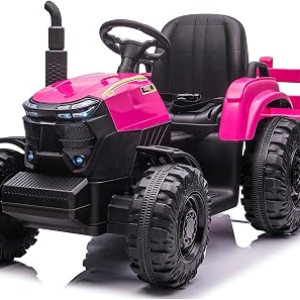 GARVEE Kids Ride On Tractor with Trailer