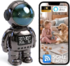 2K Indoor Astronaut Clock Robot Security Camera, 2.4G/5G WiFi Baby Monitor Pet Dog Camera with App, Long Battery Life, 2-Way Audio, Color Night Vision, PIR Motion Detection, Cloud & TF Card Storage