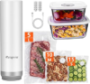 Handheld Vacuum Sealer for Food Powerful Vacuum Sealer Machine,Seal Meal Saver,Portable Food Sealer (Sealer + 2 Glass Vacuum Containers + 30 Reusable Bags)