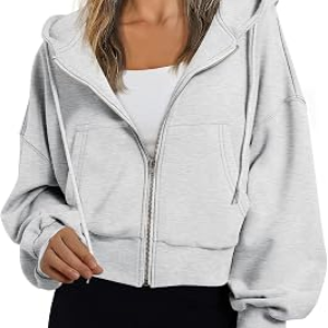 Trendy Queen Womens Zip Up Hoodies