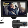 Baby Car Camera, HD Display Baby Car Mirror with Night Vision Feature, 4.3 inch Baby Car Camera with Monitor Wide Clear View, Backseat Camera Rear Facing to Observe Baby’s Every Move