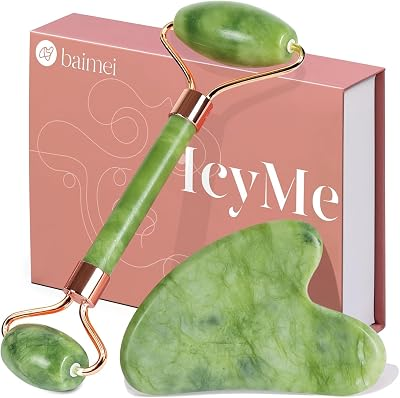 BAIMEI IcyMe Gua Sha & Jade Roller Set
