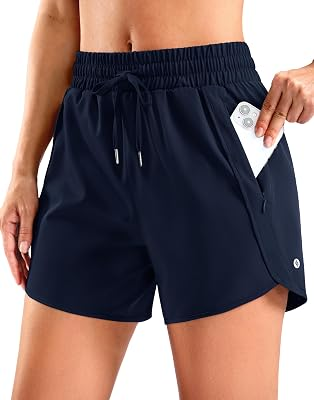 SANTINY Womens 5'' Running Shorts
