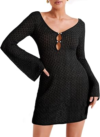 SAODIMALLSU Womens Crochet Swimsuit Coverup