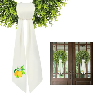 EZYEC Wreath Sash for Front Door