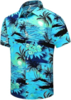 SHELUCKI Hawaiian Shirt for Men