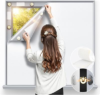 Magnetic Blackout Window Cover 100″ x 58″ Portable Blackout Curtains for Bedroom, Temporary Black Out Shades Window Privacy Film No Drill Black Out Blinds for Baby Nursery Travel Skylight – White