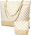 WOOMADA Large Straw Beach Tote