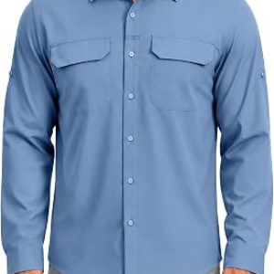 BETBO-BIDET Mens Sun Protection Fishing Shirt