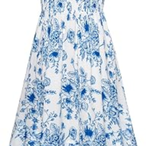 GRACE KARIN Girls Floral Maxi Dress