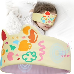 LC-DOLIDA 3-in-1 Kids Headband Headphones & Mask