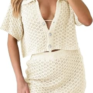 SAODIMALLSU 2 Piece Cover Up Set