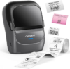 CLABEL 221B 2″ Bluetooth Thermal Label Maker Printer, for Small Business | Inkless Sticker Maker, with 1 Roll, Barcode/Address Labels, Price/Gift Tags, Lightweight, Grey, for Retail/Office/Home/Craft