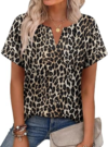 WIHOLL Short Sleeve V Neck T Shirts