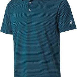 MICHEL ROUEN Mens Performance Golf Polo