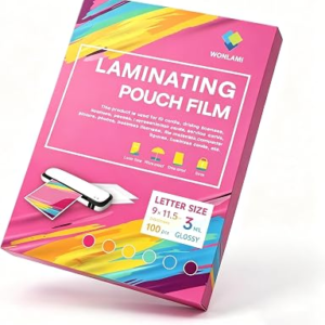 WONLAMI 3mil Laminating Sheets 8.5 x 11 Thermal Laminator Sheets, 9 x 11.5-Inch, 100 Pack Laminating Pouches, Clear,Laminating Paper, Lamination Sheets，Laminate, Photos, Documents