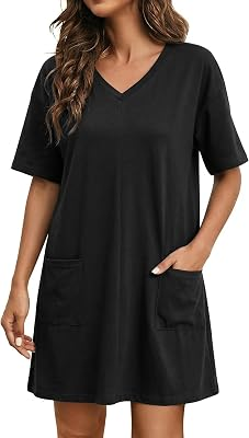 MARVMYS Women Cotton Nightgowns
