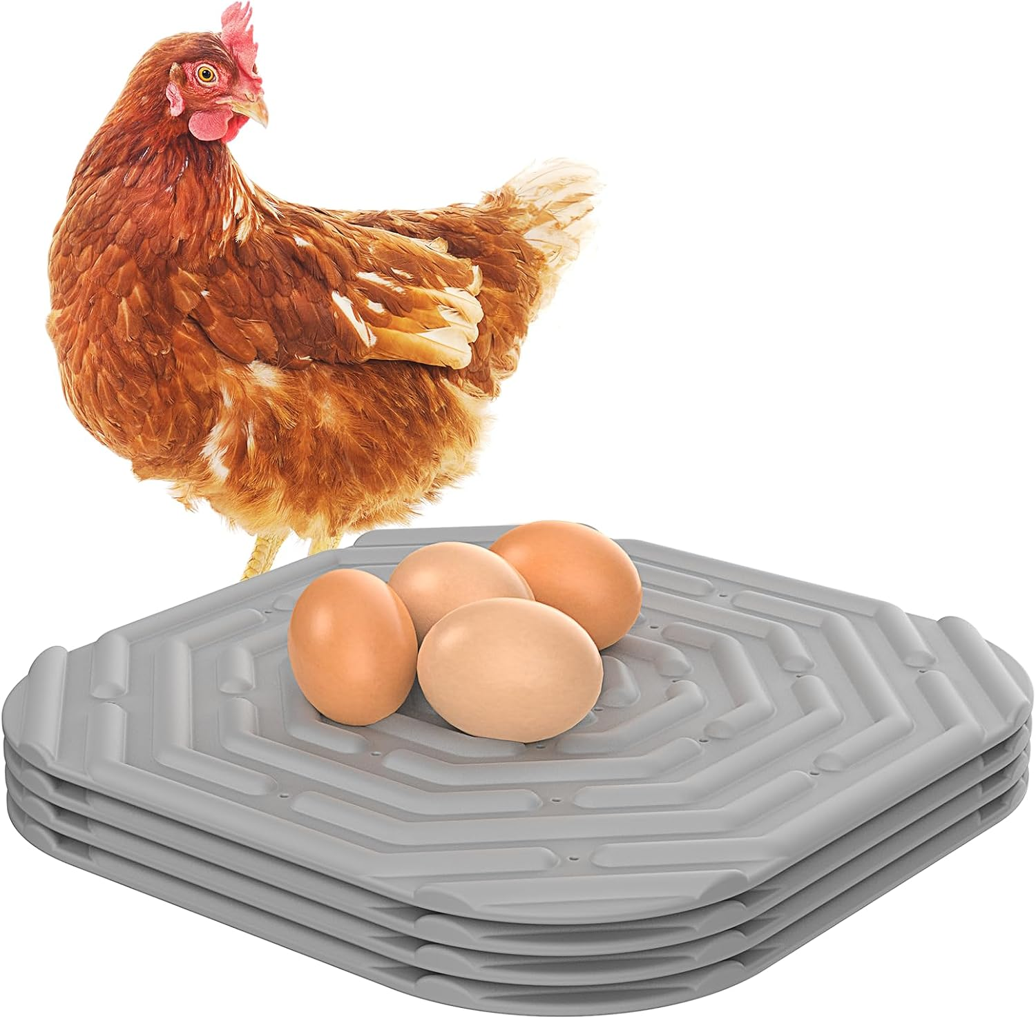 Washable Chicken Nesting Pads for Laying Eggs Nesting Pads for Chicken Coop Nesting Chickens Durable Chicken Bedding for Coop, Poultry Nest Box Pads for Chickens,4 Pcs