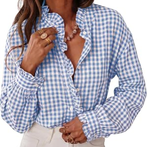 CICY BELL Plaid Shirts