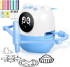 Drawing Robot for Kids, Montessori Interactive Learning Toy with 150+ Cards, Step-by-Step AI Art Tutor for Toddlers 3-8, Screen-Free Educational Gift, Spell & Draw Supplies for Boys Girls
