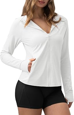 AVGO Womens UPF 50+ Workout Jacket