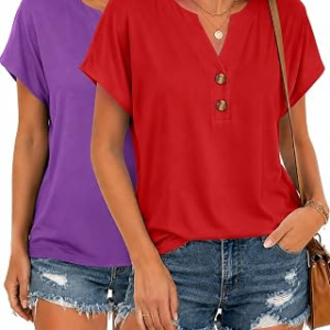 INNOVATOP Womens T Shirts–2 Pcs
