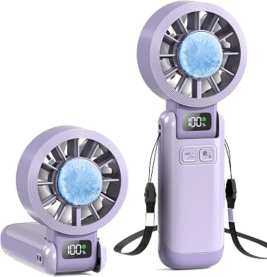 HUSDENSKY Portable Cooling Fan Purple