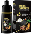 IIIMEIDU Hair Dye Shampoo for Gray Hair Coverage, 3 in 1 Natural Black Dye for Women Men, 500ml