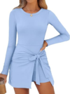 CARACILIA Long Sleeve Tennis Dress