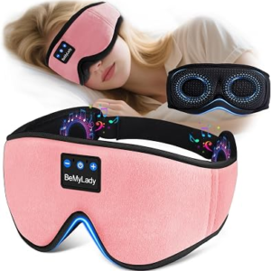 BEMYLADY 3D Sleep Mask with Bluetooth Headphones