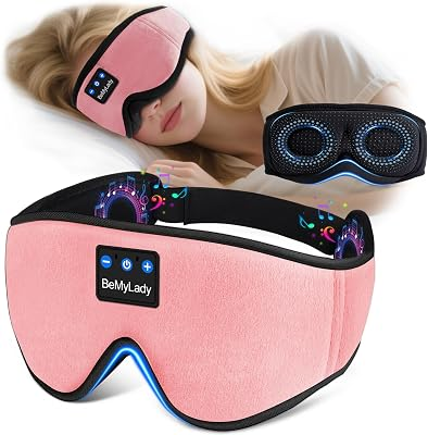BEMYLADY 3D Sleep Mask with Bluetooth Headphones