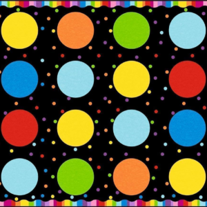Booooom Jackson 7’6”x13′ Colorful Polka Dots Circles Classroom Rug for Kids Room Seating Décor -Thick Nylon Large Preschool Carpet for Teaching, Playroom, Non-Slip &No Triping,20X Stain Resistance