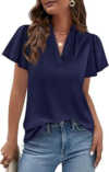 PRETTYGARDEN Summer Satin Blouses