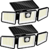 INCX Solar Lights Outdoor Waterproof 2 Pack