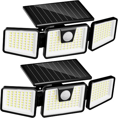 INCX Solar Lights Outdoor Waterproof 2 Pack