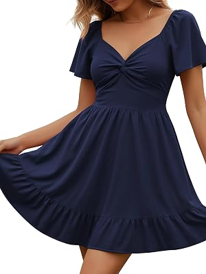 ECOWISH Mini Summer Dress