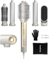 KVEIROA 6 in 1 Hot Air Brush & Hair Dryer
