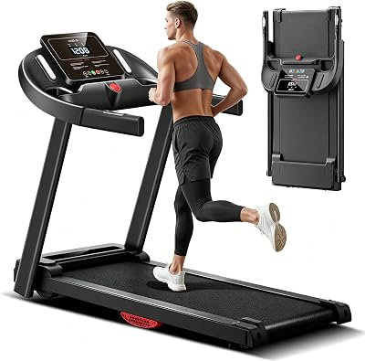 CURSOR FITNESS Treadmill with Heart Rate Monitorning