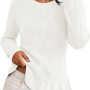 MEROKEETY Womens Cardigan Sweaters