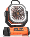 VICSOON Camping Fan with LED Light