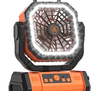 VICSOON Camping Fan with LED Light