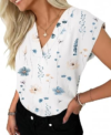 GKBK Womens Short Sleeve V Neck Henley Tops