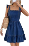 BISUAL Womens Denim Dress