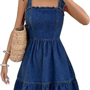 BISUAL Womens Denim Dress