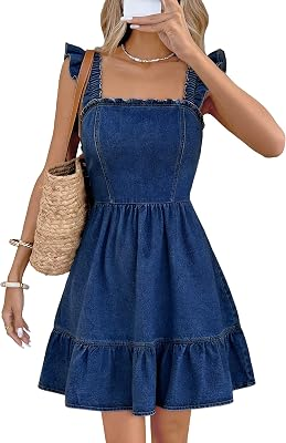 BISUAL Womens Denim Dress