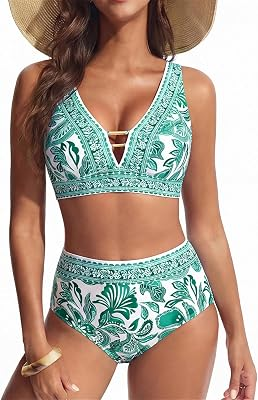 HANNA NIKOLE High Waisted Bikini Sets