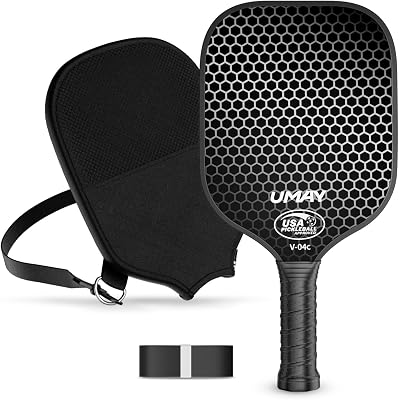 UMAY Carbon Fiber Pickleball Paddle Set